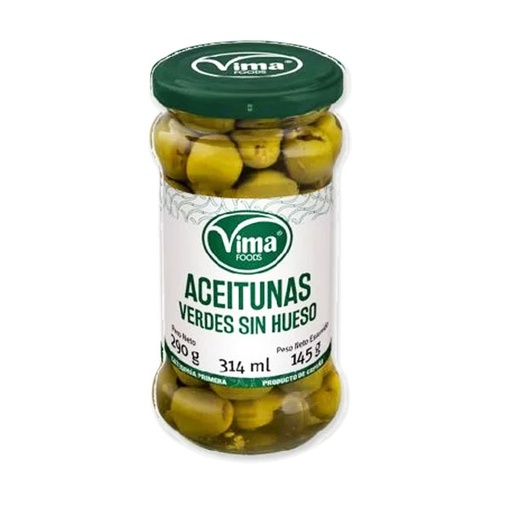 Aceitunas verdes sin hueso