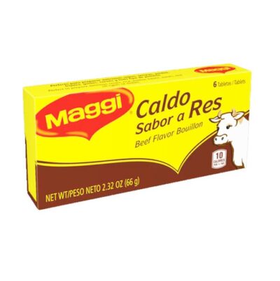 Caja 6 pastillas sabor a res
