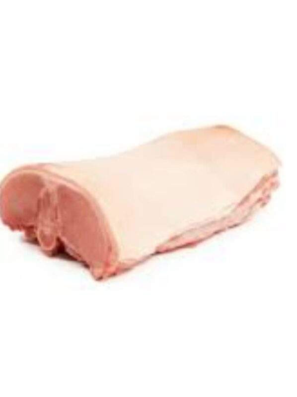 Lomo de cerdo con hueso por libra