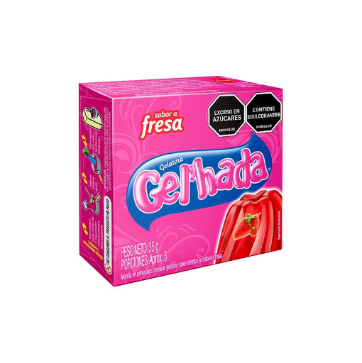 Gelatina de fresa 35g
